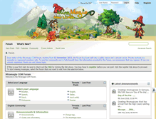 Tablet Screenshot of forum.miramagia.com